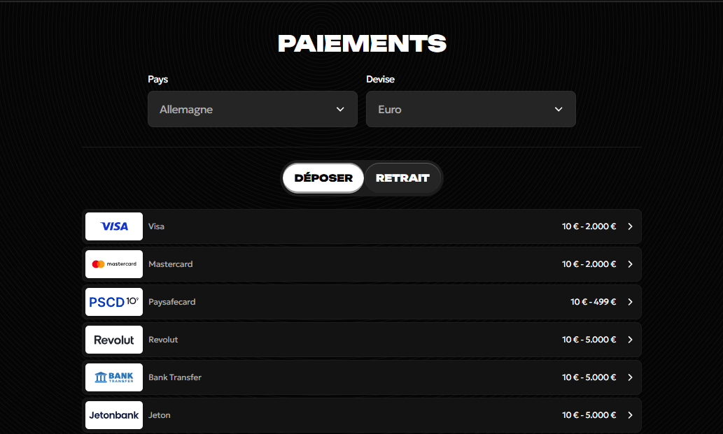 spinsy casino payments